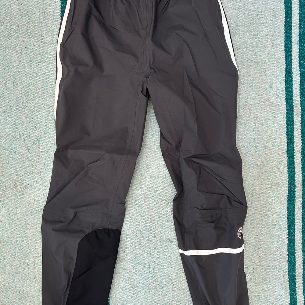 Novara Waterproof Cycling Reflective Pants Gray Elastic Waist